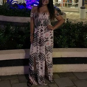 2x$5✨ Pink off shoulder maxi dress